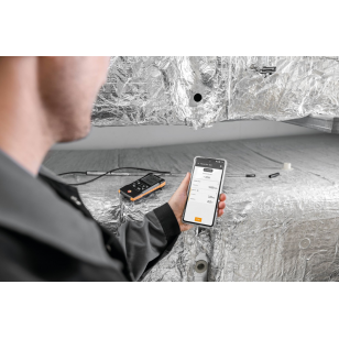 testo 425 - Digitálny anemometer  Compact Class so sondou so žeravým drôtikom a s pripojením k aplikácii